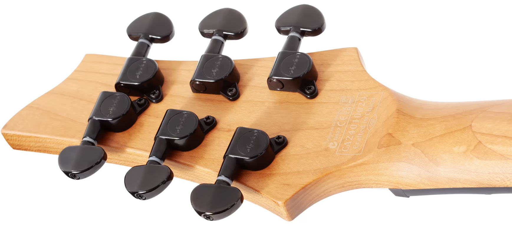 Schecter C1 Standard 2h Ht Rw - Charcoal Satin - Elektrische gitaar in Strat vorm - Variation 6