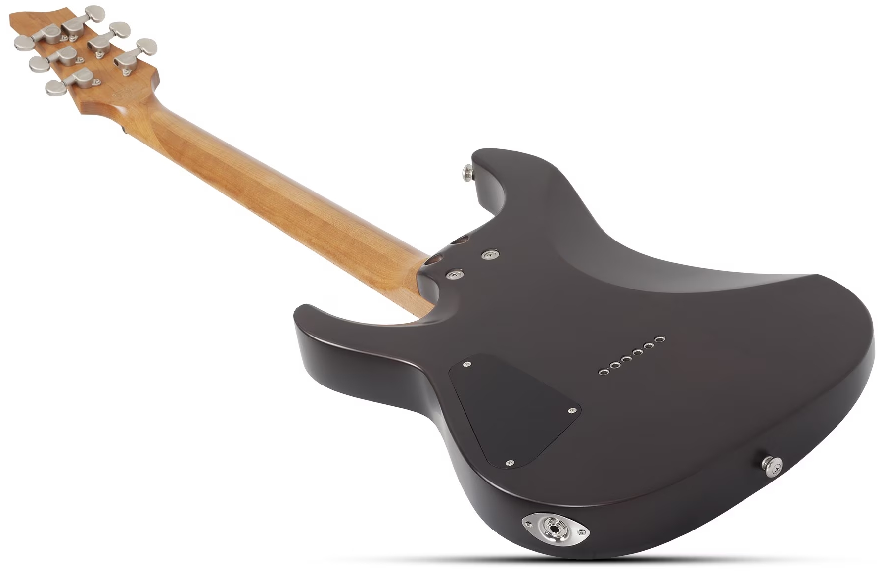 Schecter C1 Standard Plus 2h Ht Mn - Trans Black Burst - Elektrische gitaar in Strat vorm - Variation 5