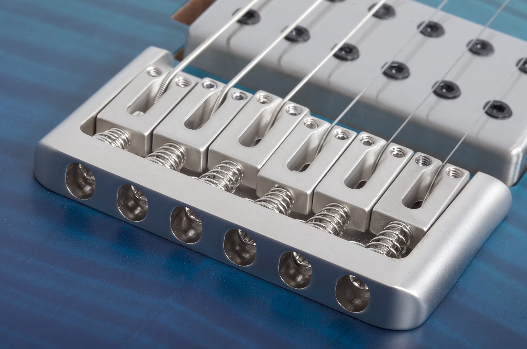 Schecter C1 Standard Plus 2h Ht Mn - Blue Fade - Elektrische gitaar in Strat vorm - Variation 5