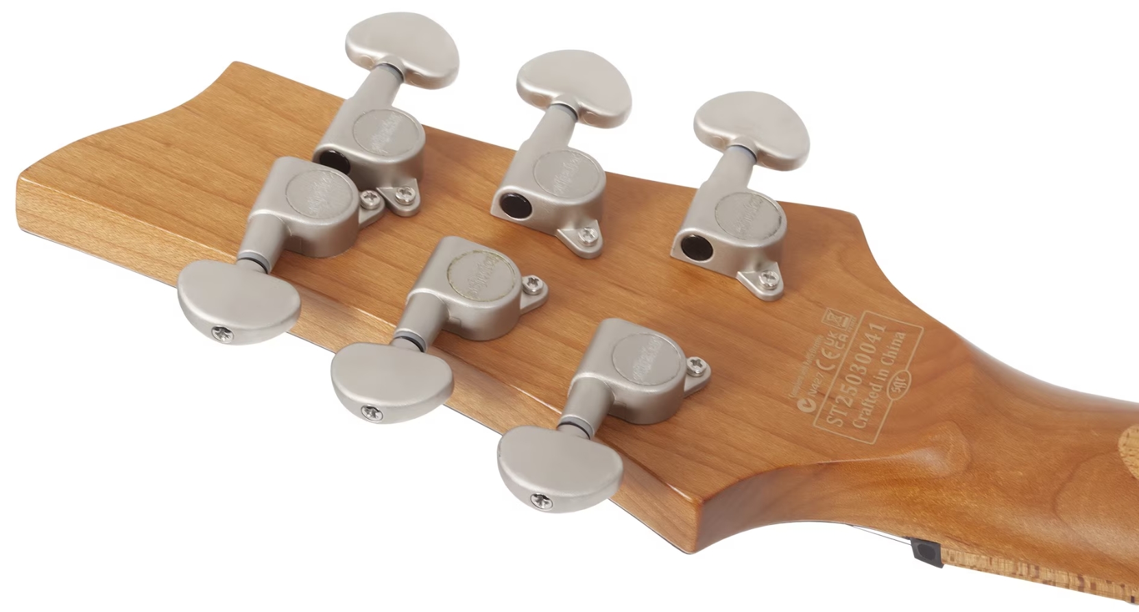 Schecter C1 Standard Plus 2h Ht Mn - Trans Purple Burst - Elektrische gitaar in Strat vorm - Variation 6