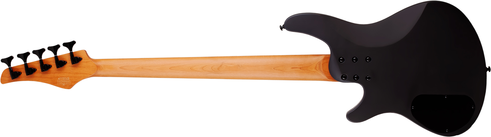 Schecter C5 Standard 5c Rw - Charcoal Satin - Solid body elektrische bas - Variation 1