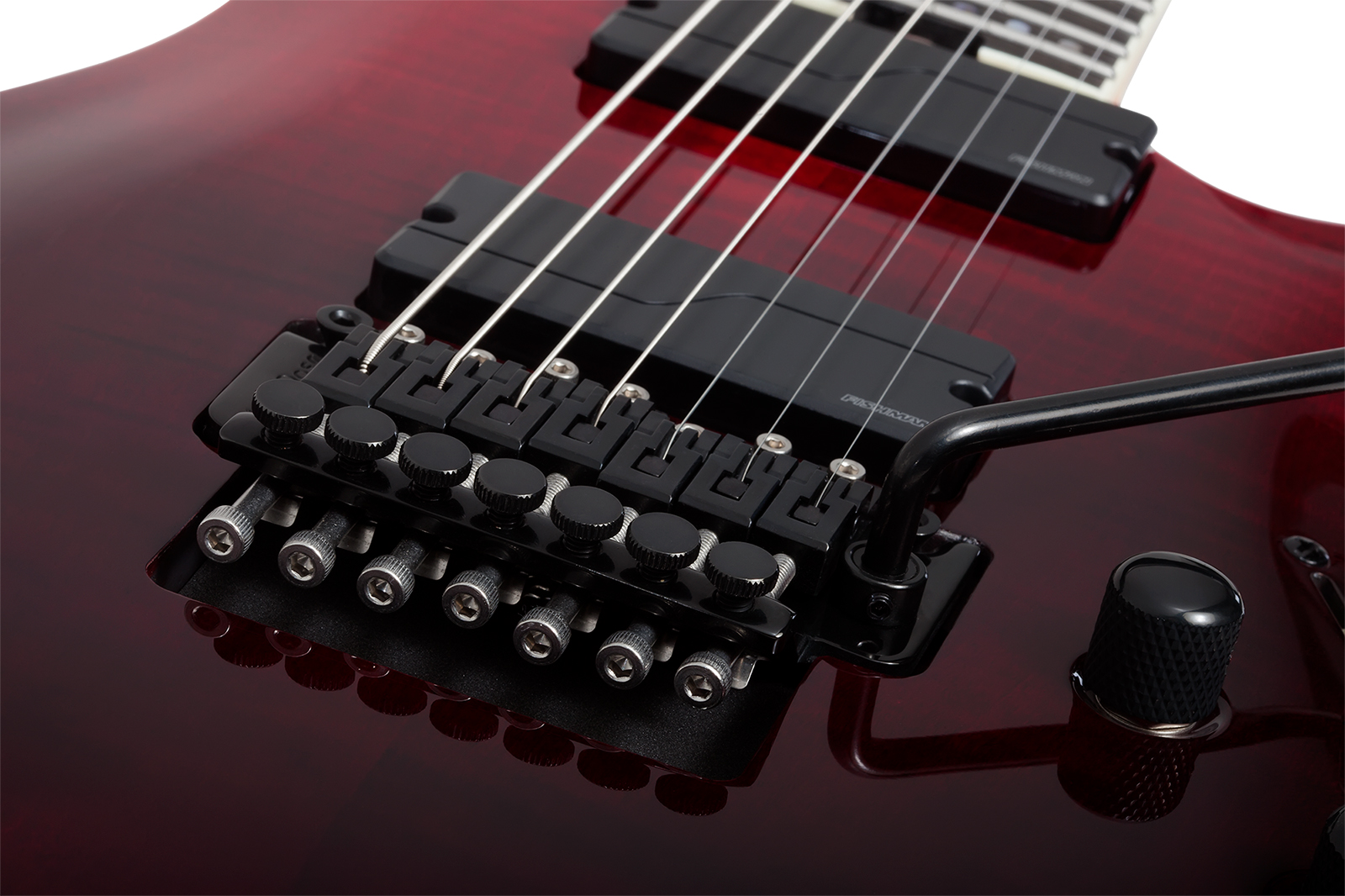 Schecter C7 Fr Sls Elite 7c Baryton 2h Fr Eb - Blood Burst - Bariton elektrische gitaar - Variation 4