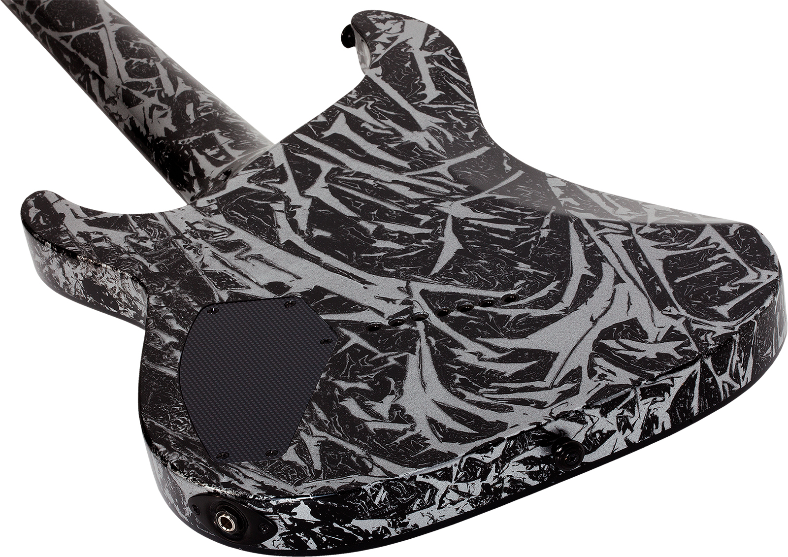 Schecter C7 Multiscale 7c Baryton 2h Ht Eb - Silver Mountain - Multi-scale gitaar - Variation 8