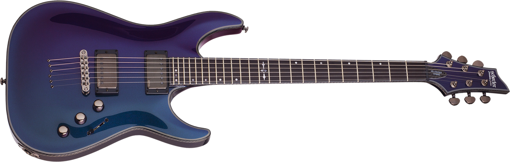 Schecter Hellraiser C-1 Hybrid 2h Emg Ht Eb - Ultra Violet - Elektrische gitaar in Str-vorm - Main picture
