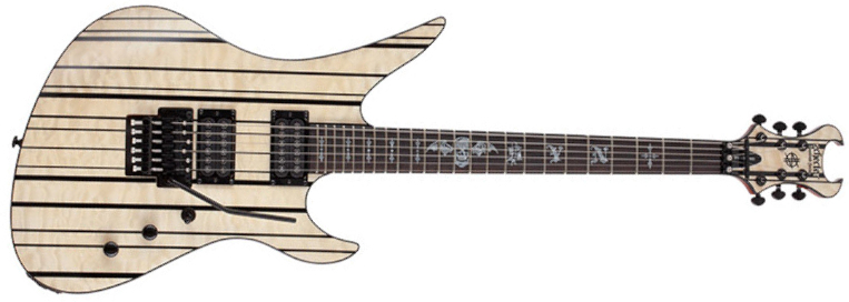 Schecter Synyster Gates Standard Plus Fr Hh Eb - Gloss Natural - Kenmerkende elektrische gitaar - Main picture