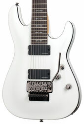 7-snarige elektrische gitaar Schecter Demon-7 FR - Vintage white
