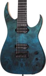 Metal elektrische gitaar Schecter Keith Merrow KM-7 MK-III Pro USA - Lagoon Fade