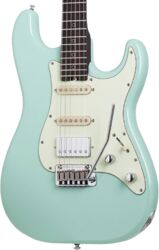 Elektrische gitaar in strat vorm Schecter Nick Johnston Traditional HSS 10th Anniversary - Atomic Green