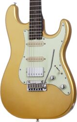 Elektrische gitaar in strat vorm Schecter Nick Johnston Traditional HSS 10th Anniversary - Atomic Saffron
