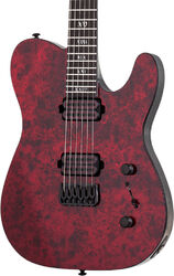 Televorm elektrische gitaar Schecter PT Apocalypse - Red reign