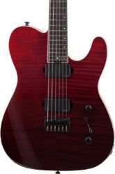 Televorm elektrische gitaar Schecter PT SLS Elite - Blood burst