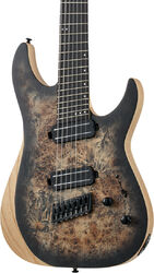 Multi-scale gitaar Schecter Reaper-7 Multiscale - Satin charcoal burst