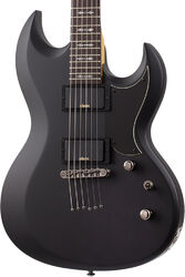 Metalen elektrische gitaar Schecter Demon S-II - Satin black