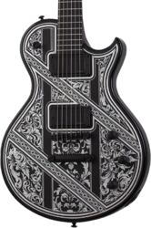 Metal elektrische gitaar Schecter Solo-II Przym Palladium - gloss black