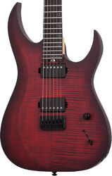Metal elektrische gitaar Schecter Sunset-6 Extreme - SCARLET BURST