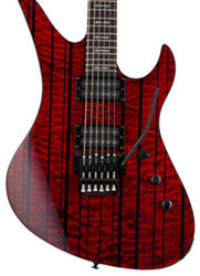 Kenmerkende elektrische gitaar Schecter Synyster Gates Standard Plus - transparent deep red