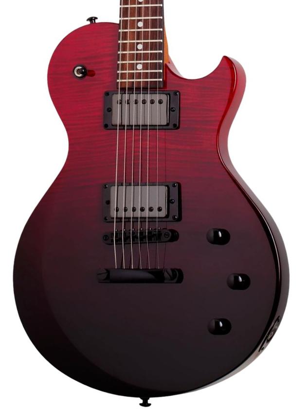Single cut gitaar Schecter Solo-II Standard - Bloodburst