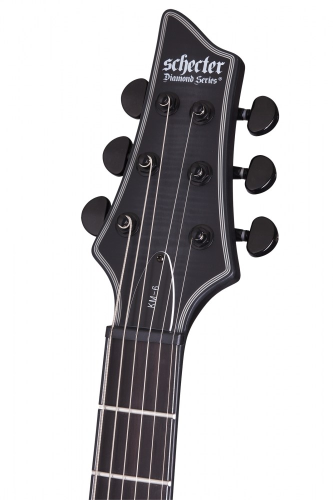 Schecter Keith Merrow Km-6 Signature Hh Ht Eb - Trans Black Burst Satin - Elektrische gitaar in Str-vorm - Variation 6