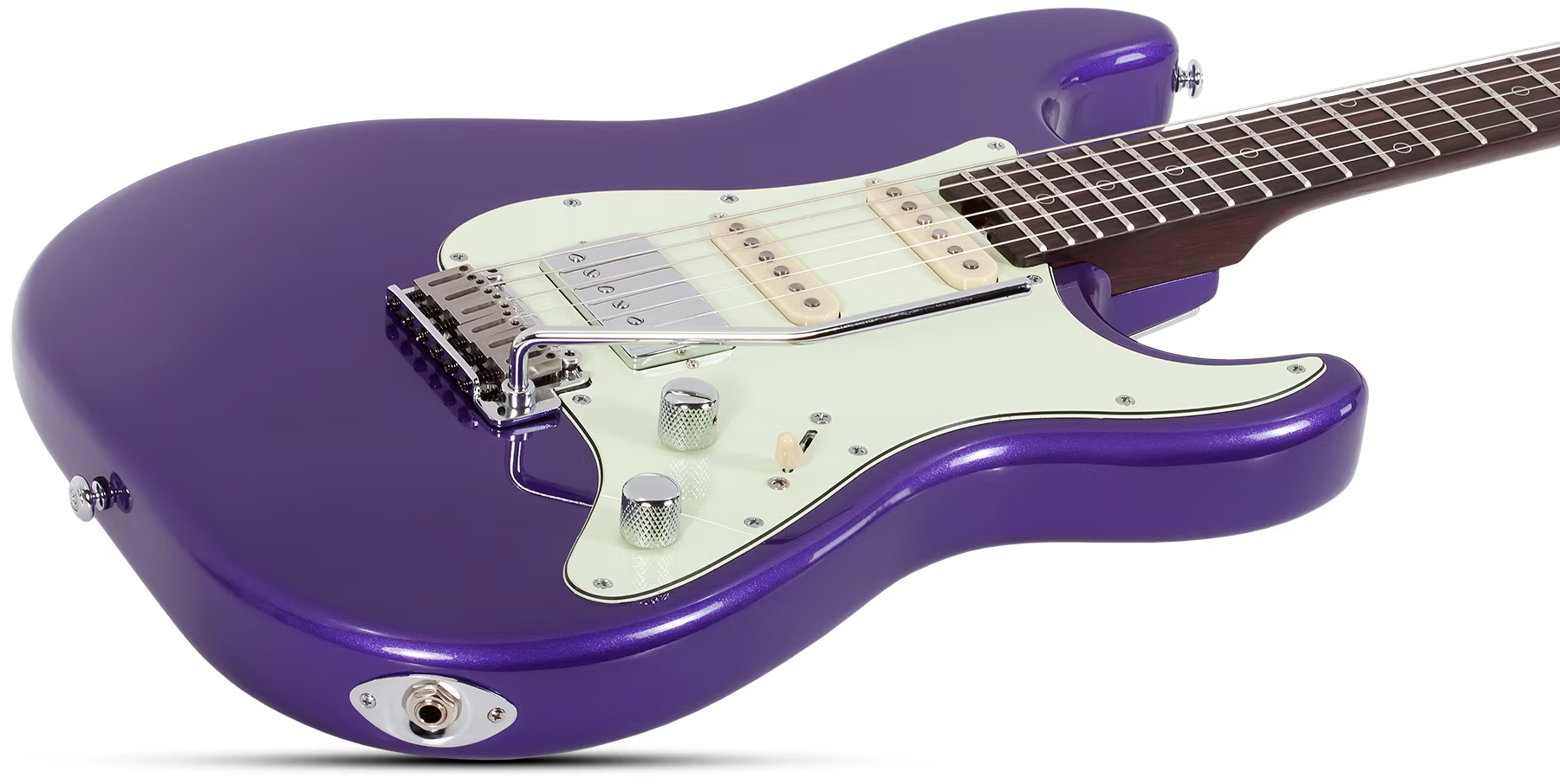 Schecter Nick Johnston Traditional 10th Ann. Signature Hss Trem Eb - Atomic Violet - Elektrische gitaar in Strat vorm - Variation 1