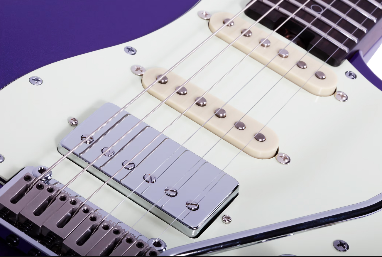 Schecter Nick Johnston Traditional 10th Ann. Signature Hss Trem Eb - Atomic Violet - Elektrische gitaar in Strat vorm - Variation 3