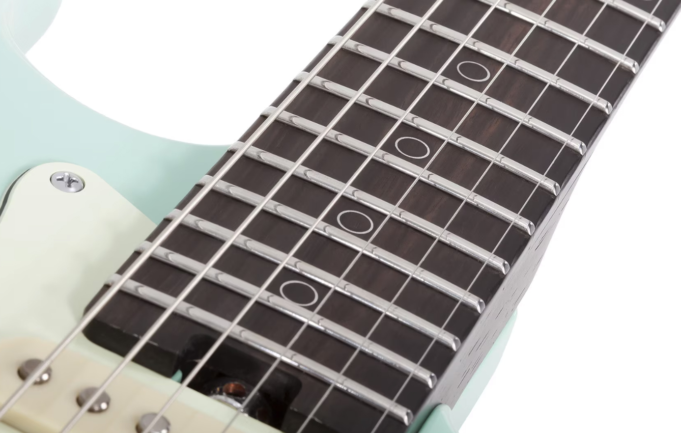Schecter Nick Johnston Traditional 10th Ann. Signature Hss Trem Eb - Atomic Green - Elektrische gitaar in Strat vorm - Variation 4