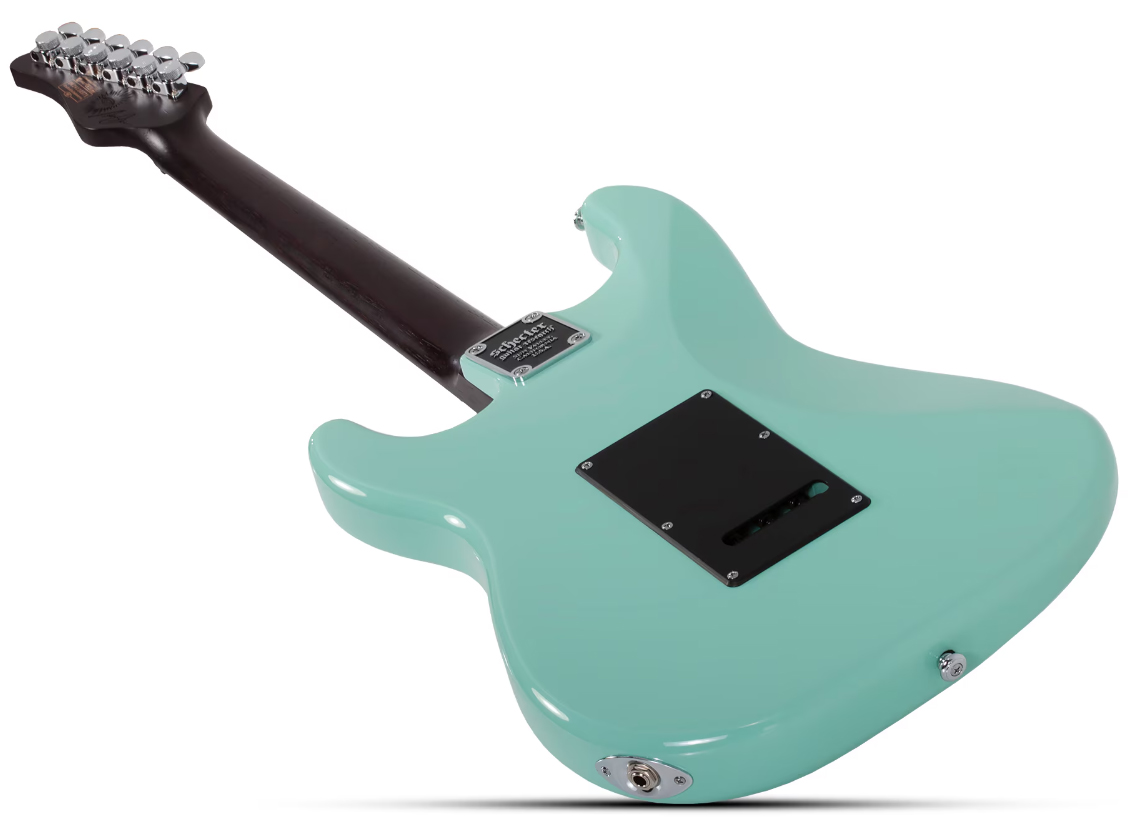 Schecter Nick Johnston Traditional 10th Ann. Signature Hss Trem Eb - Atomic Green - Elektrische gitaar in Strat vorm - Variation 5