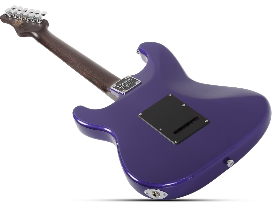 Schecter Nick Johnston Traditional 10th Ann. Signature Hss Trem Eb - Atomic Violet - Elektrische gitaar in Strat vorm - Variation 5