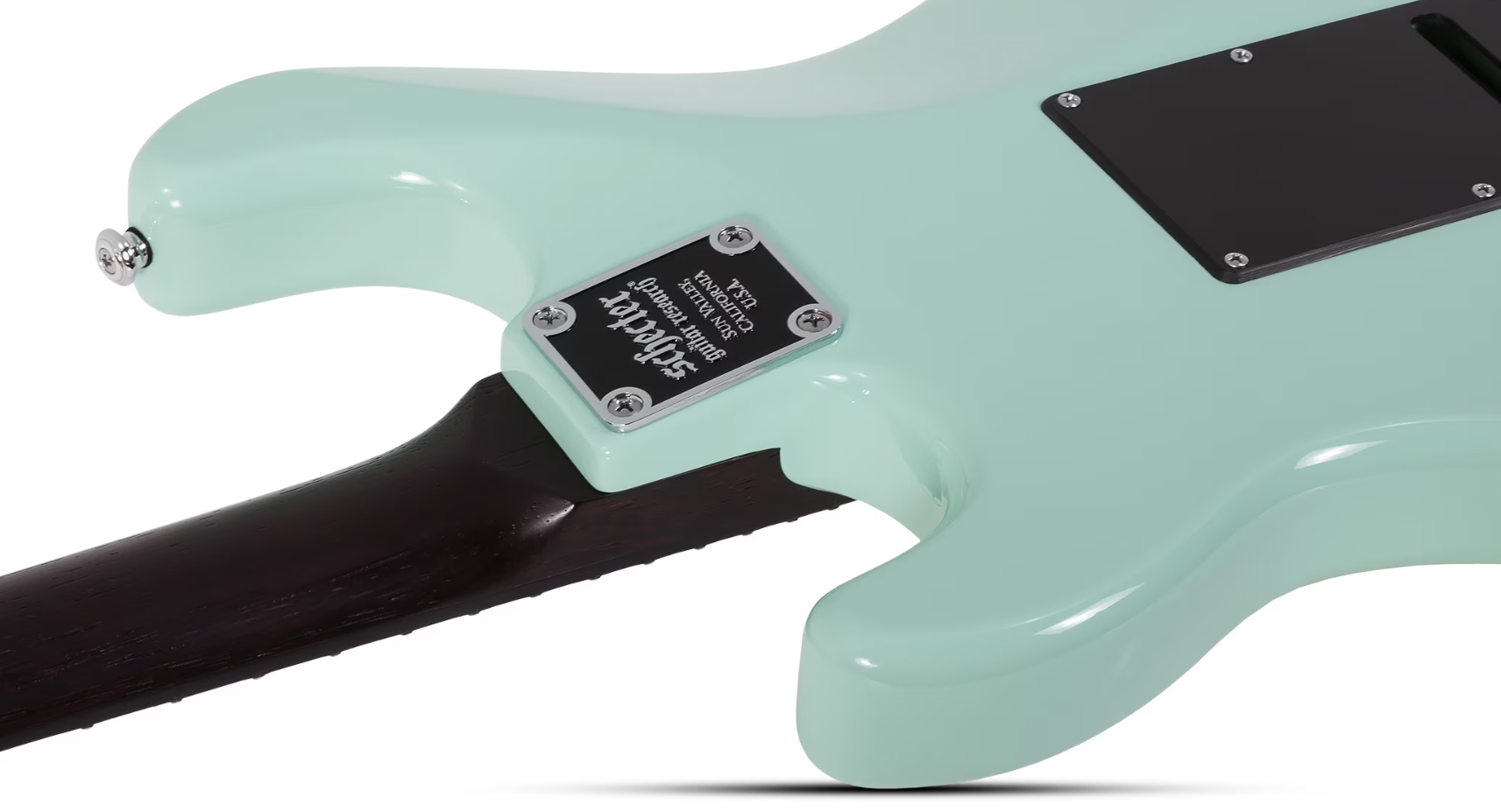 Schecter Nick Johnston Traditional 10th Ann. Signature Hss Trem Eb - Atomic Green - Elektrische gitaar in Strat vorm - Variation 6