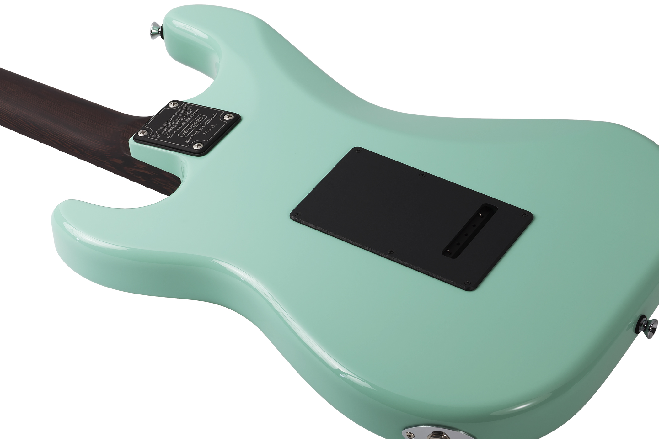 Schecter Nick Johnston Usa Signature 3s Trem Eb - Atomic Green - Elektrische gitaar in Str-vorm - Variation 2