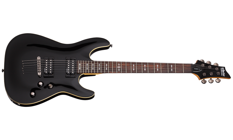 Schecter Omen Extreme-6 2h Ht Rw - See-thru Black - Elektrische gitaar in Str-vorm - Variation 1