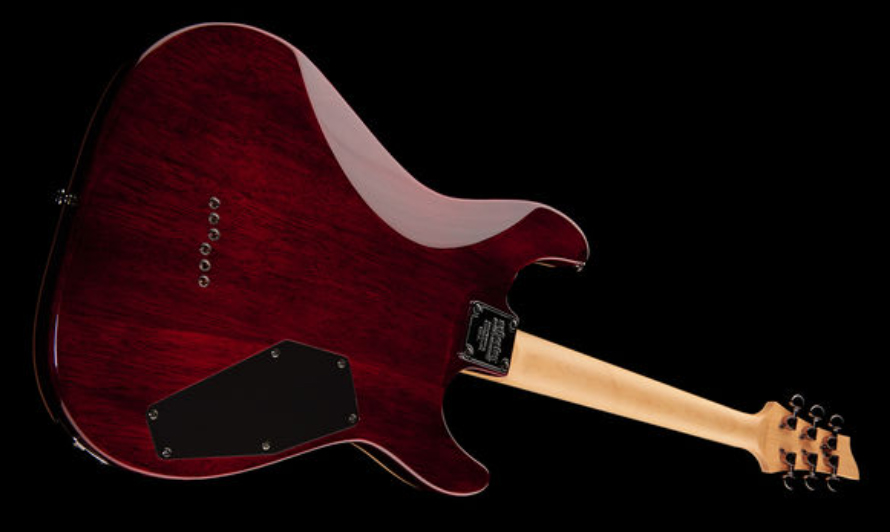 Schecter Omen Extreme-6 Lh Gaucher 2h Rw - Black Cherry - Linkshandige elektrische gitaar - Variation 2