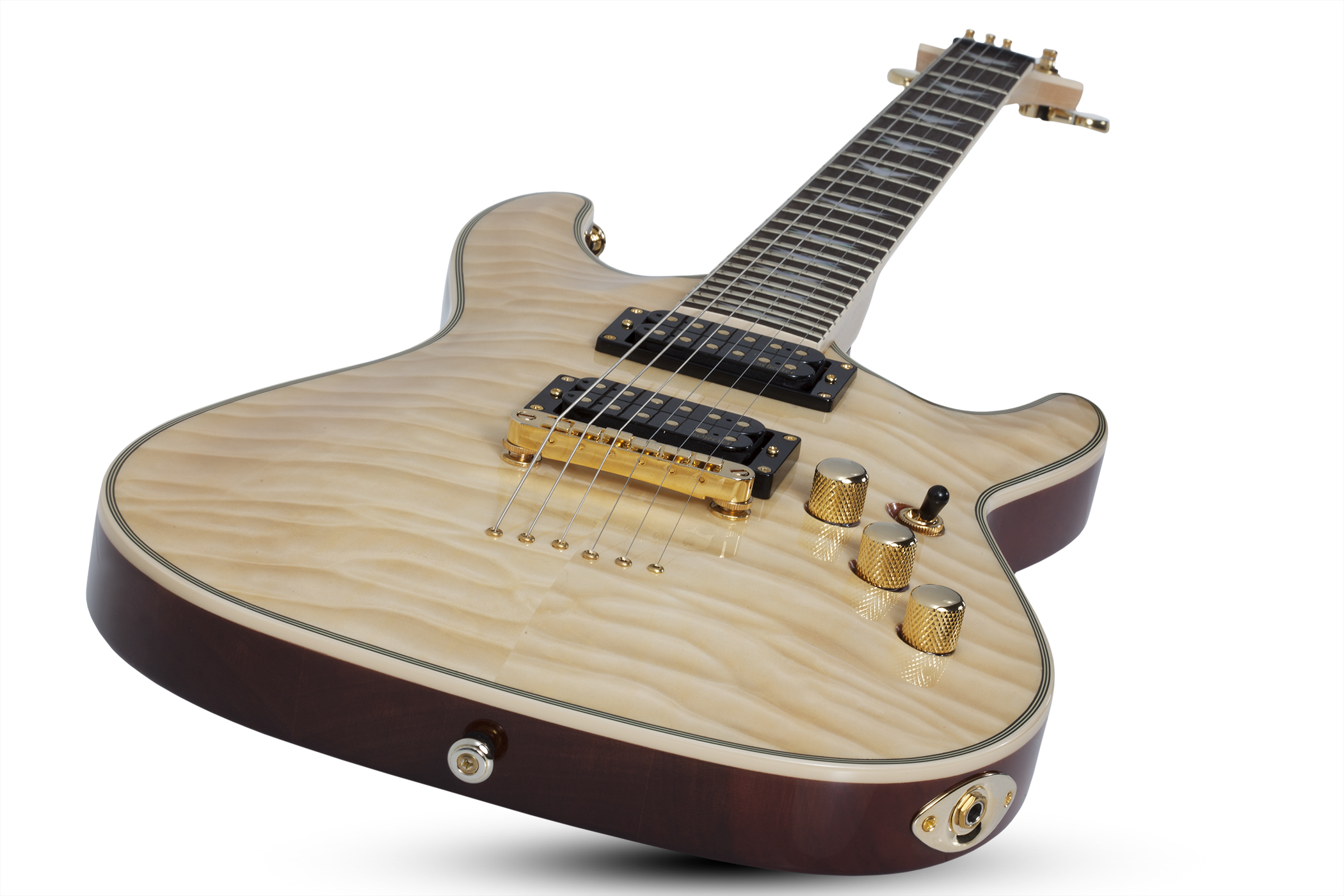 Schecter Omen Extreme-6 2h  Ht Rw - Gloss Natural - Elektrische gitaar in Str-vorm - Variation 1