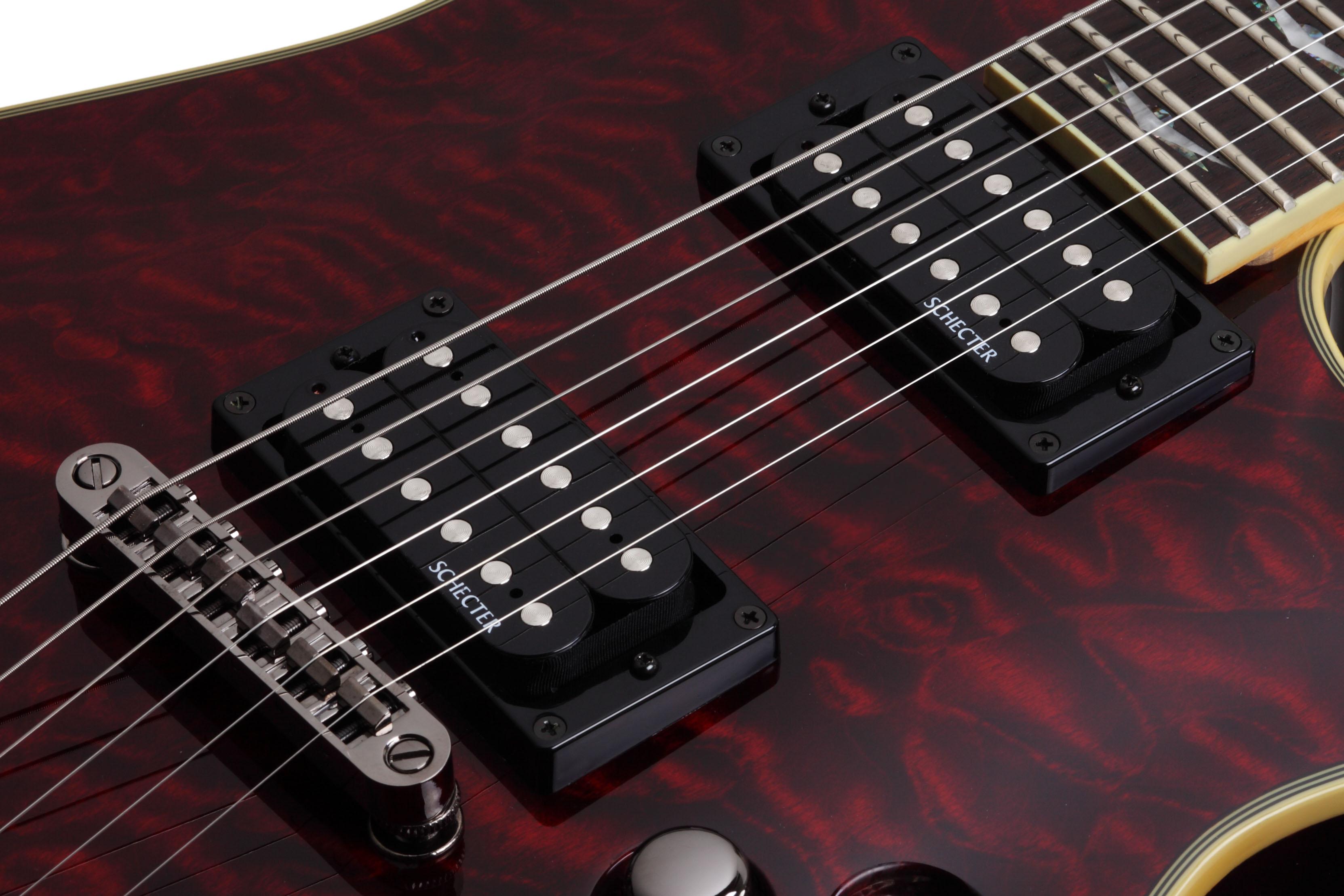 Schecter Omen Extreme-6 2h Ht Rw - Black Cherry - Elektrische gitaar in Str-vorm - Variation 3