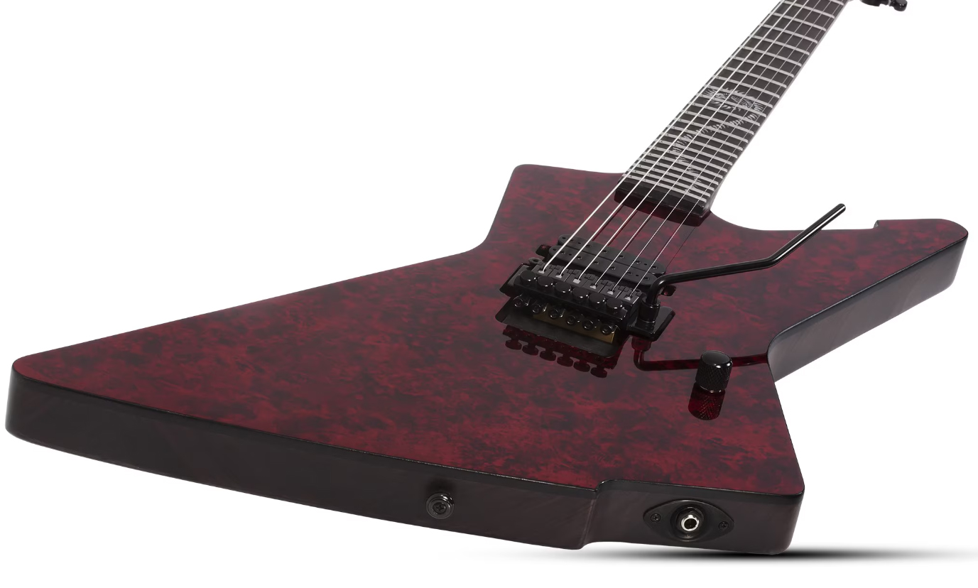 Schecter Patrick Kennison E1 Fr Apocrypha Signature 1h Eb - Red Reign - Kenmerkende elektrische gitaar - Variation 1