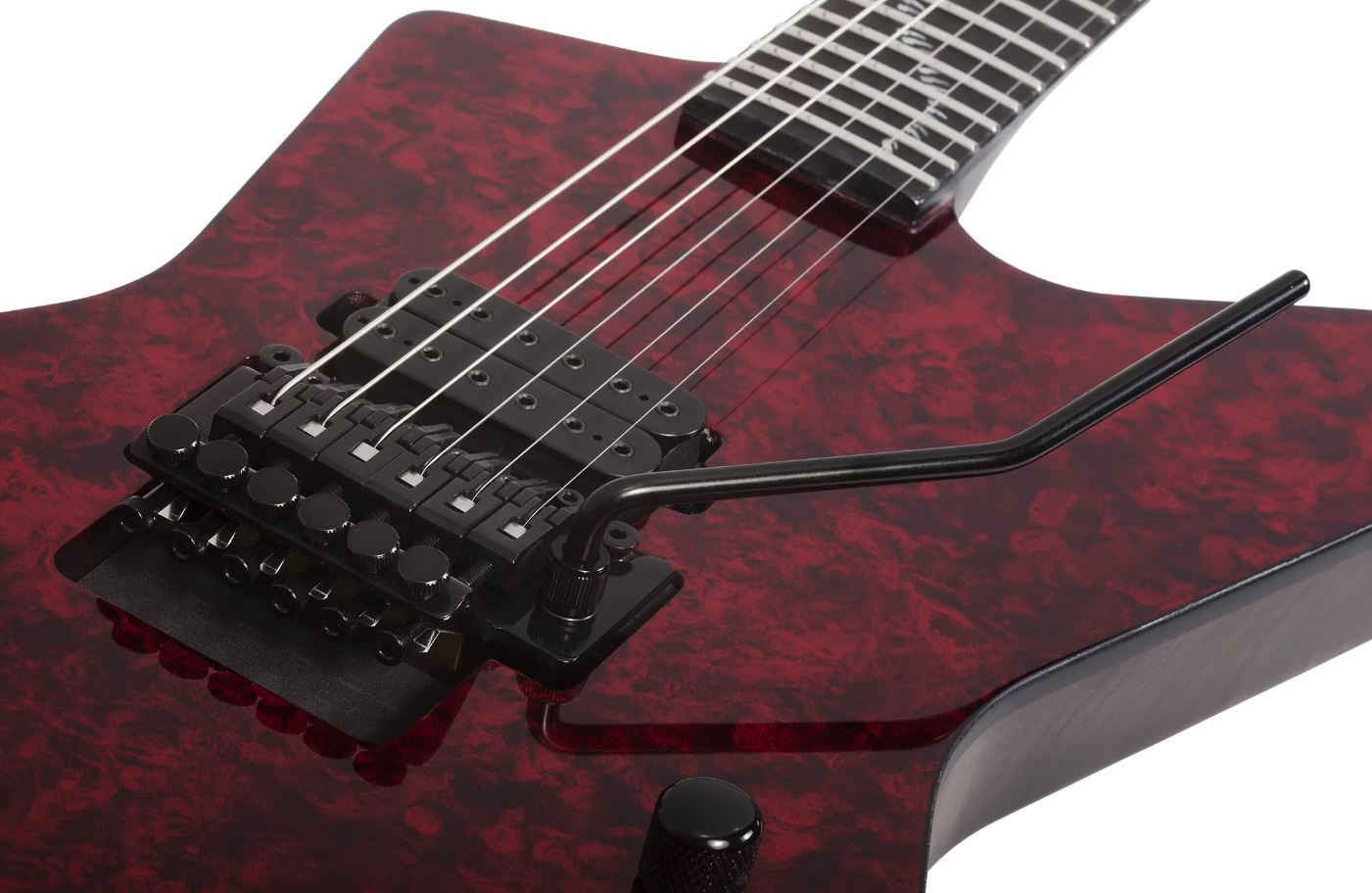 Schecter Patrick Kennison E1 Fr Apocrypha Signature 1h Eb - Red Reign - Kenmerkende elektrische gitaar - Variation 2