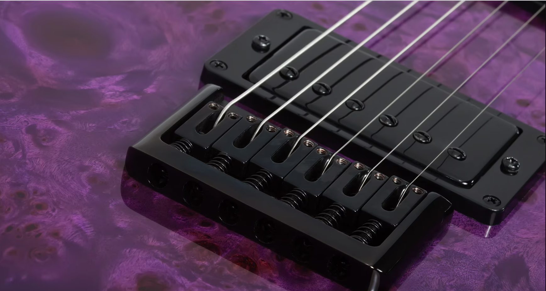 Schecter Pt Standard 2h Ht Rw - Purple Burst Burl - Televorm elektrische gitaar - Variation 3