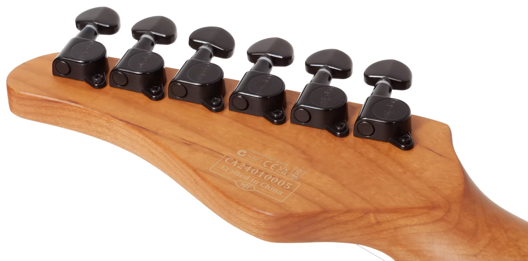 Schecter Pt Standard 2h Ht Rw - Black Fade Burst Burl - Televorm elektrische gitaar - Variation 6