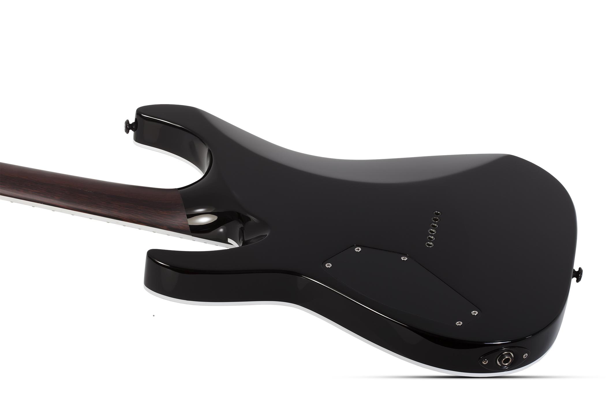 Schecter Reaper-6 Custom 2h Ht Eb - Black - Elektrische gitaar in Str-vorm - Variation 3