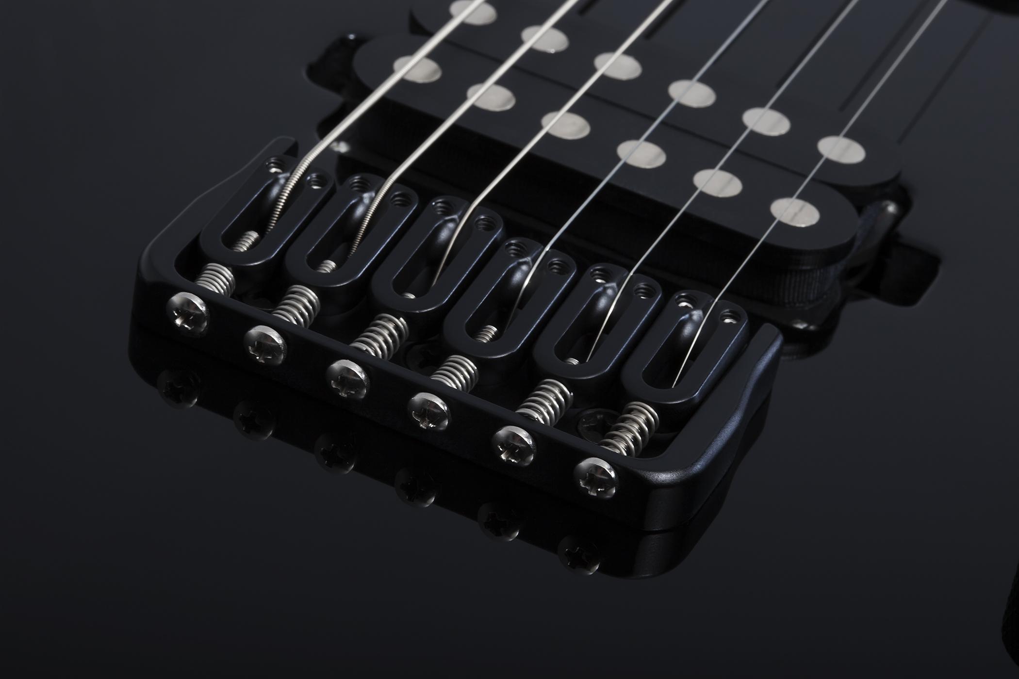 Schecter Reaper-6 Custom 2h Ht Eb - Black - Elektrische gitaar in Str-vorm - Variation 5