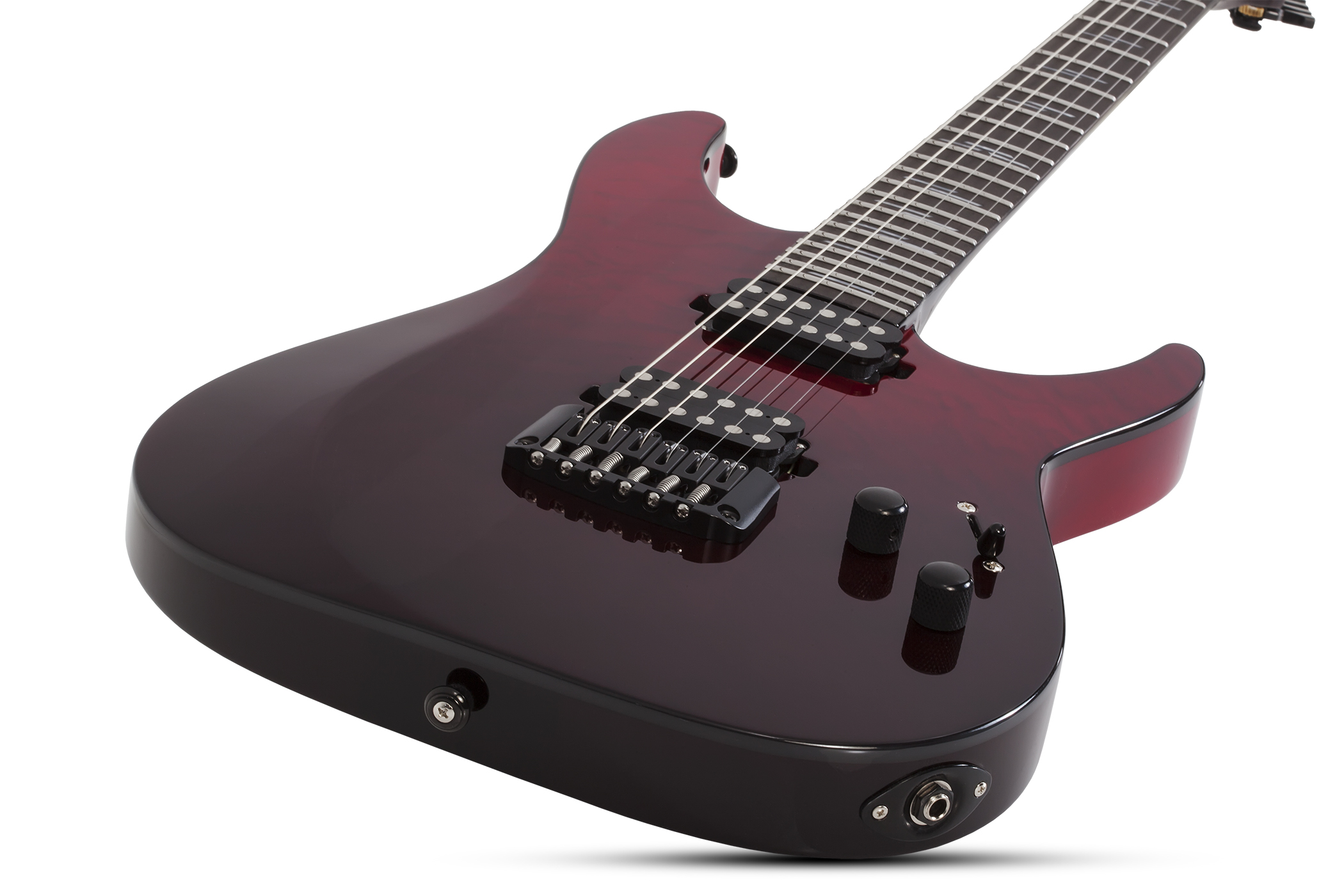 Schecter Reaper-6 Elite 2h Ht Eb - Blood Burst - Elektrische gitaar in Str-vorm - Variation 1