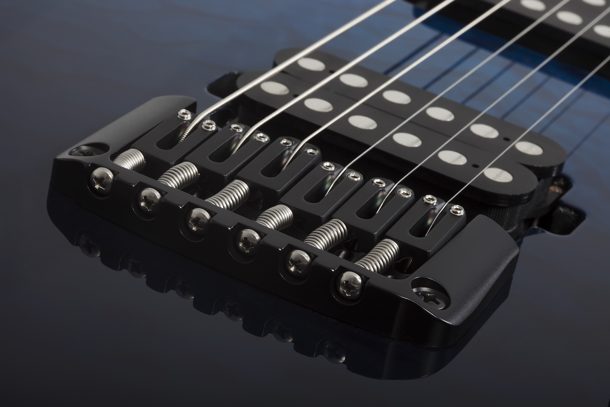 Schecter Reaper-6 Elite 2h Ht Eb - Deep Blue Ocean - Elektrische gitaar in Str-vorm - Variation 5