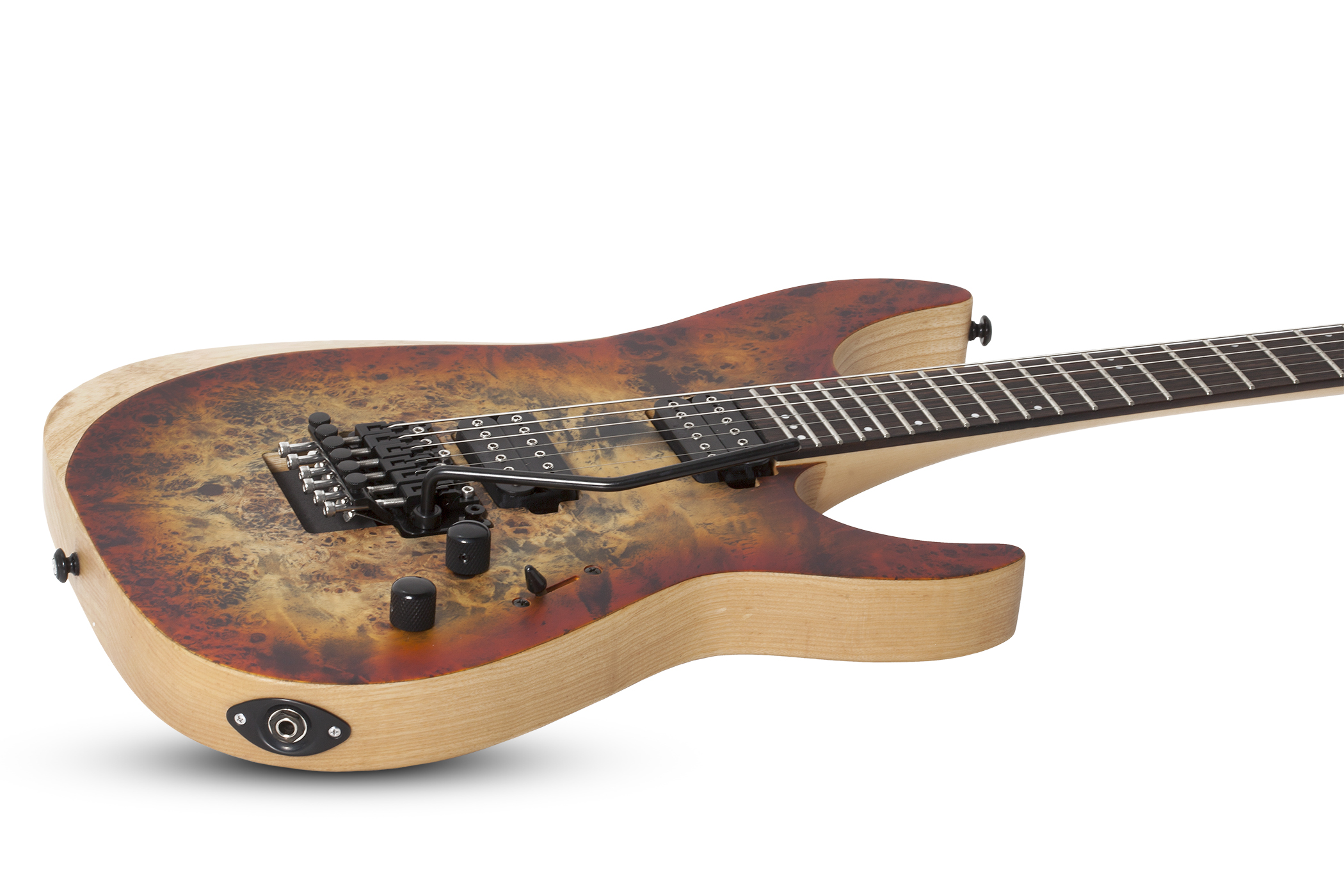 Schecter Reaper-6 Fr 2h Eb - Satin Inferno Burst - Elektrische gitaar in Str-vorm - Variation 2