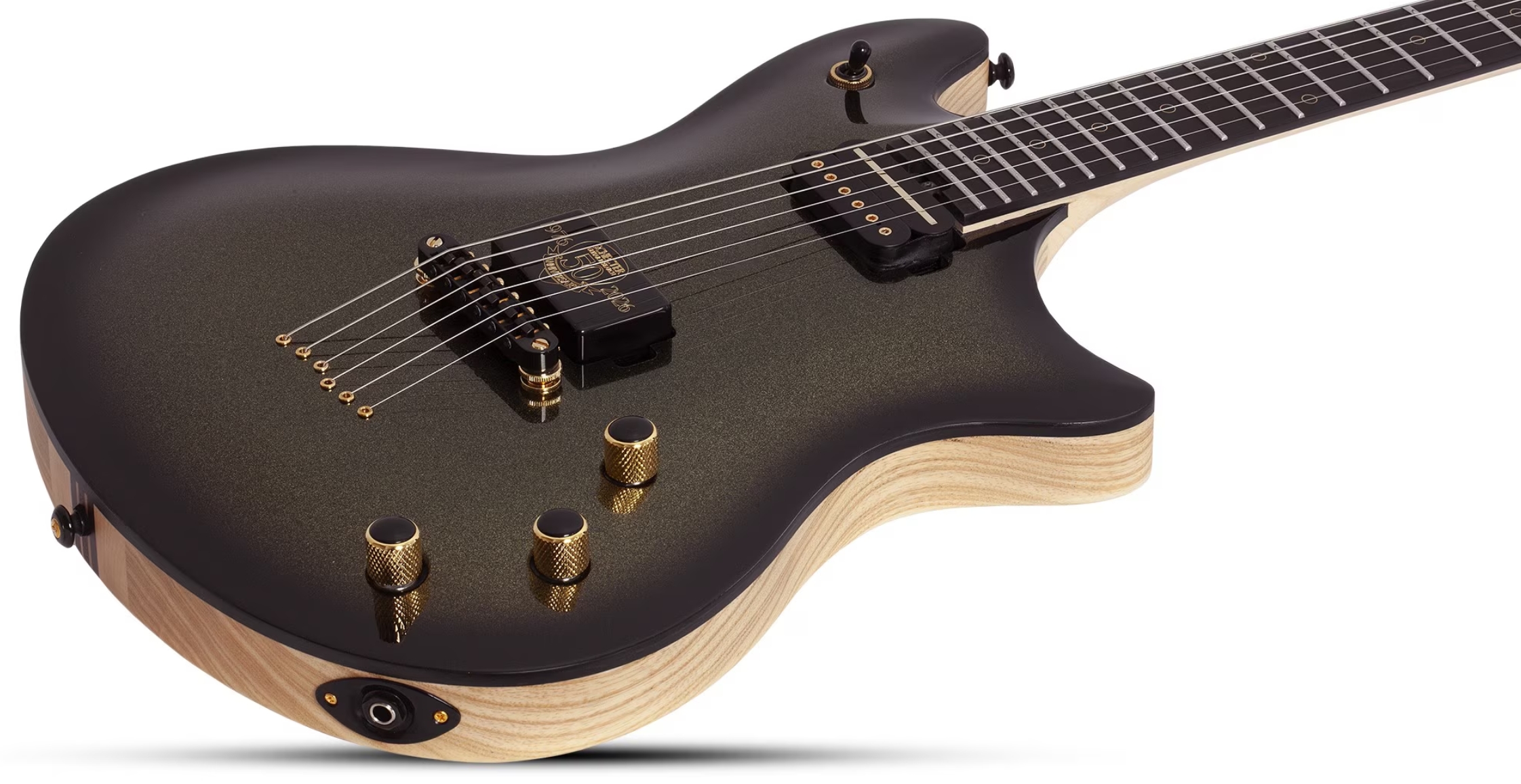 Schecter Tempest 50th Ann. 2h Ht Eb - 50th Gold Burst - Metal elektrische gitaar - Variation 2