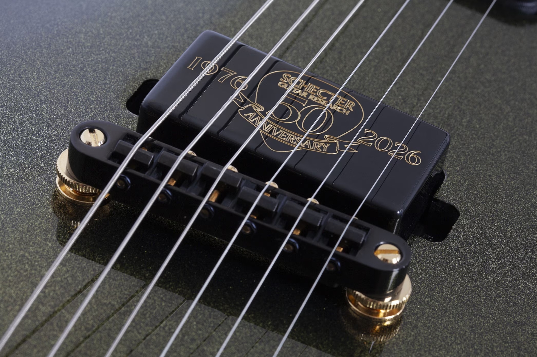 Schecter Tempest 50th Ann. 2h Ht Eb - 50th Gold Burst - Metal elektrische gitaar - Variation 5