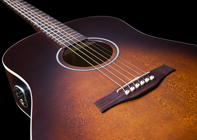 Seagull S6 Original Qit 2019 Dreadnought Cedre Merisier +housse - Burnt Umber - Elektro-akoestische gitaar - Variation 3