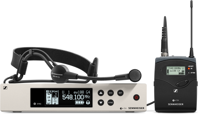 Sennheiser Ew 100 G4-me3-1g8 - Draadloze hoofdband microfoon - Main picture
