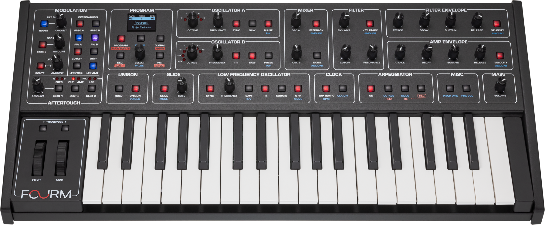 Sequential Fourm - Synthesizer - Main picture