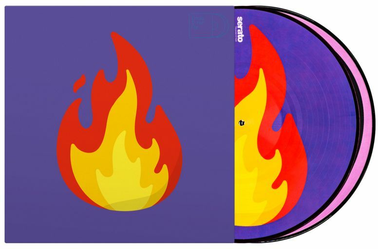 Serato Emoji Picture Disc (flame/records) - Timecode Vinyl - Main picture