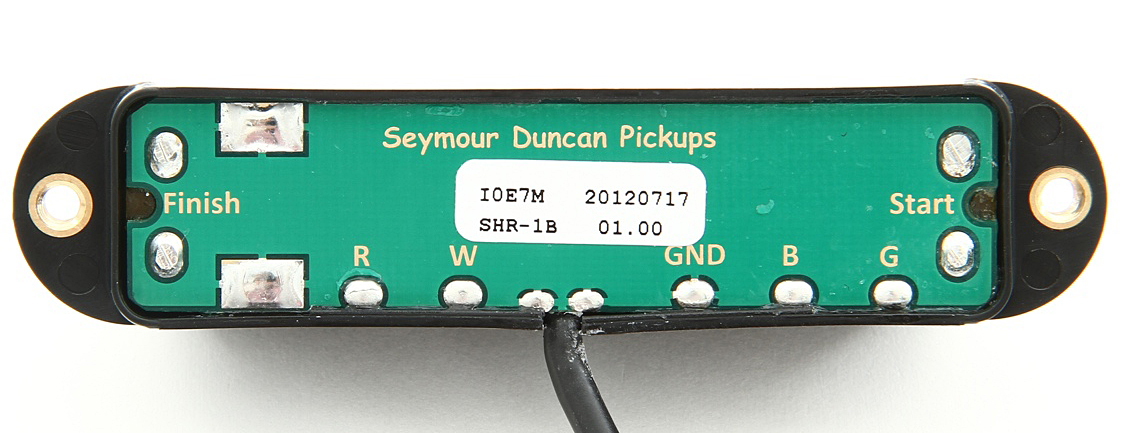 Seymour Duncan Shr-1b Hot Rails Strat – Bridge - Black - Elektrische gitaar pickup - Variation 2