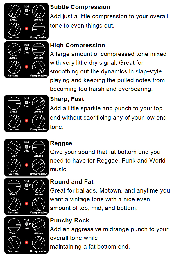 Seymour Duncan Studio Bass - Compressor/sustain/noise gate effectpedaal - Variation 3